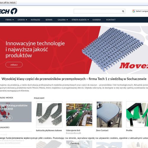 Przenośniki modułowe