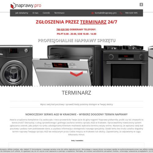 Naprawa pralek bosch Kraków