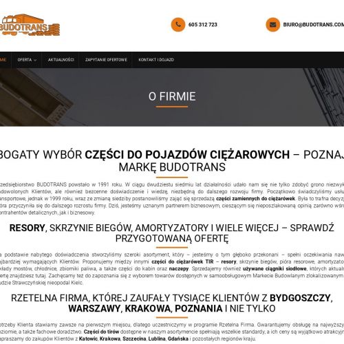 Części nowe tir - Kraków