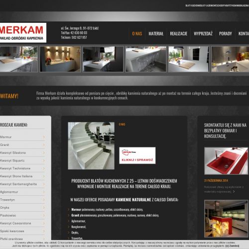 Blaty łazienkowe z granitu łódź w Łodzi