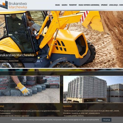 Tomaszów Mazowiecki - kompleksowe układanie kostki