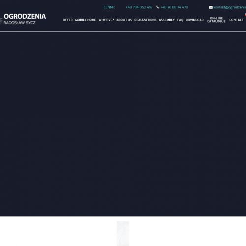Producent ogrodzeń pcv