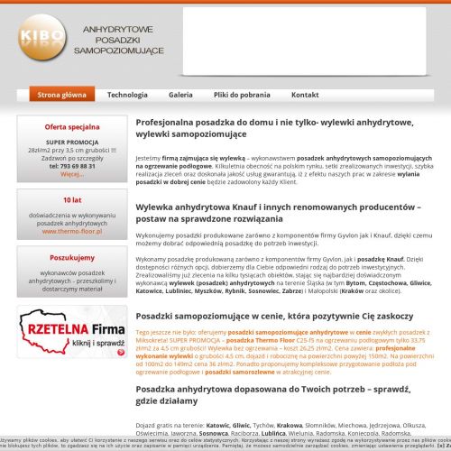 Częstochowa - posadzka anhydrytowa knauf