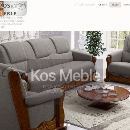 Syców - wersalka skórzana