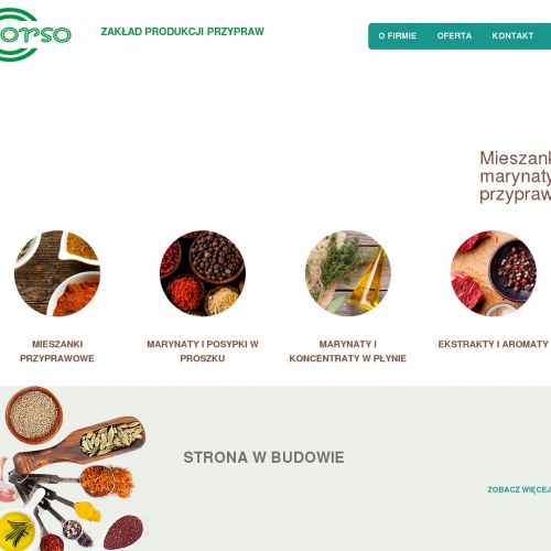 Producent przypraw dla przemysłu mięsnego