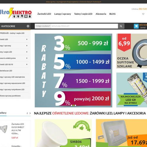 Wyposażenie elektroniczne led