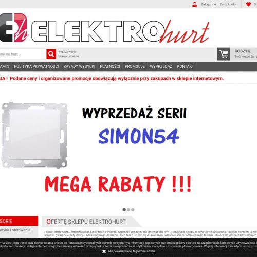 Łączniki elektryczne efapel