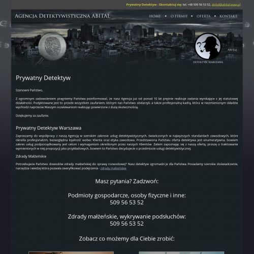 Usługi detektywistyczne warszawa mokotów