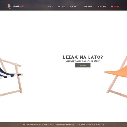 Kraków - producent leżaków reklamowych