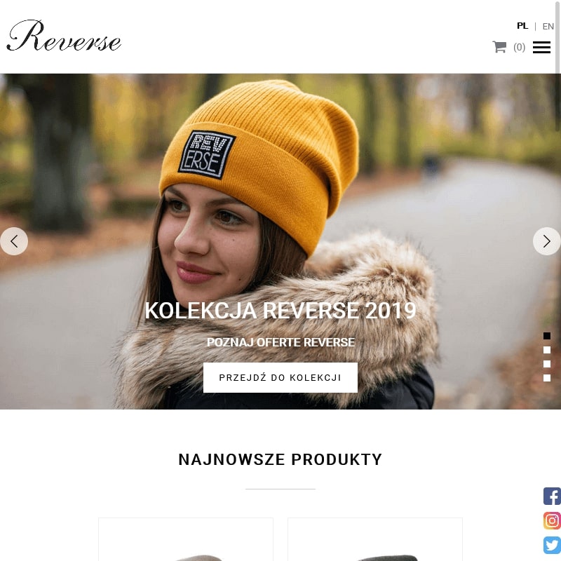 Czapka zimowa z pomponem czarna w Łodzi