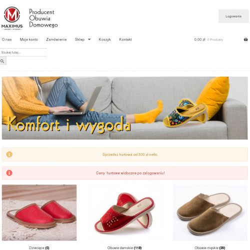 Kapcie z futerkiem meskie