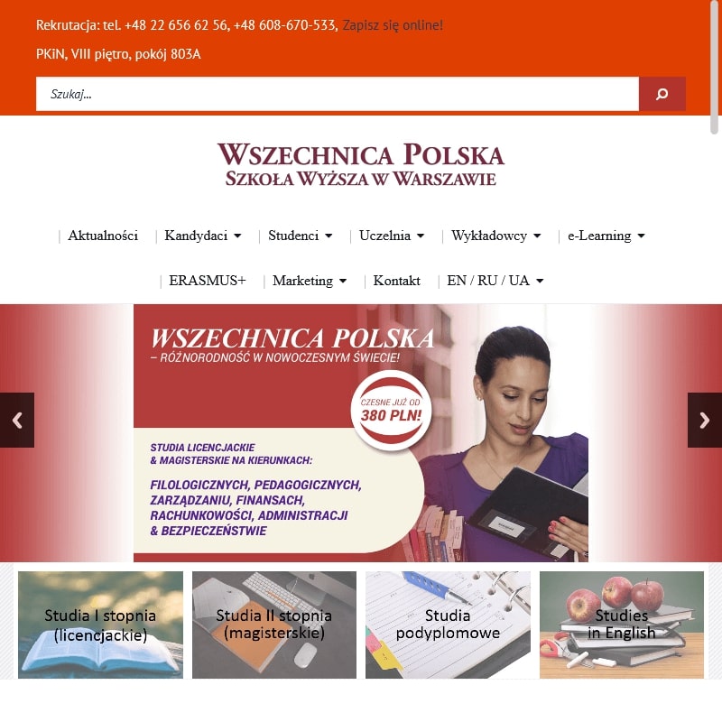 Studia magisterskie ii stopnia w Warszawie