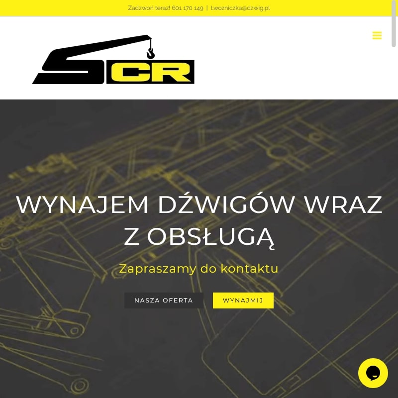 Wynajem żurawia w Wodzisławiu Śląskim