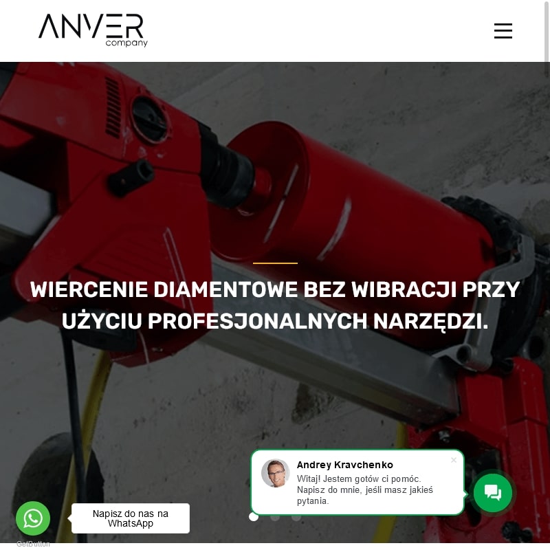 Wiercenie w betonie Warszawa