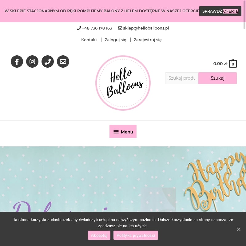 Poznań - balony na hel postacie z bajek