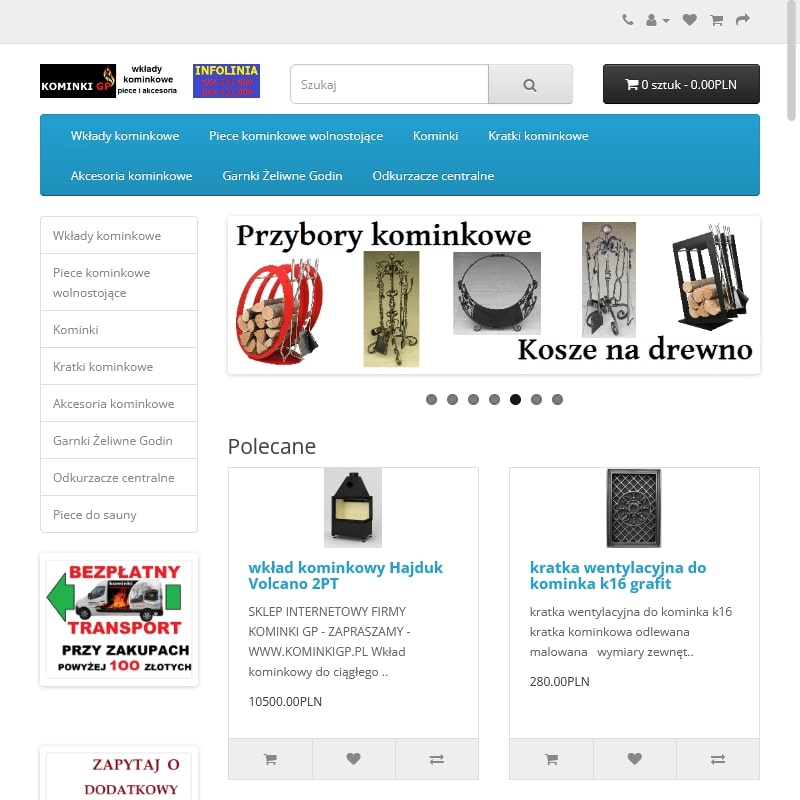 Kominki elektryczne zabudowane