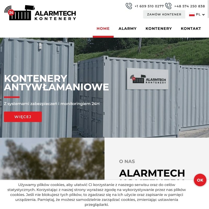 Kontener 3m3 w Warszawie