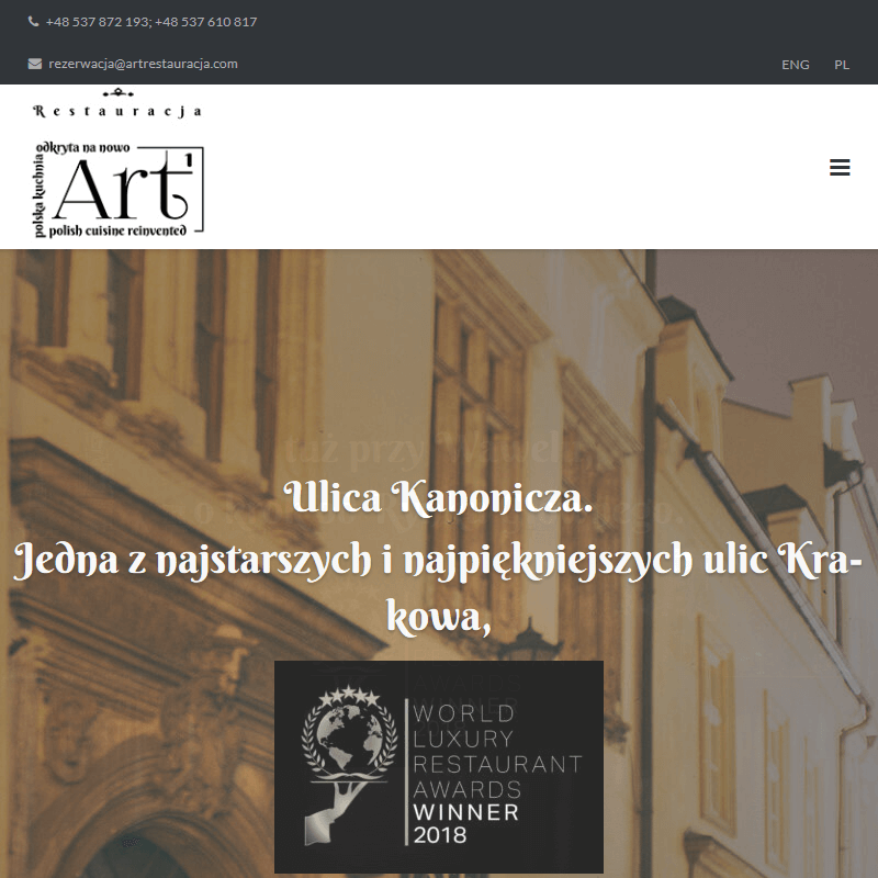 Restauracja kraków rynek główny w Krakowie