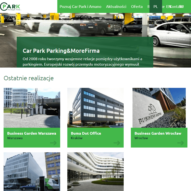 Bariery parkingowe - Warszawa