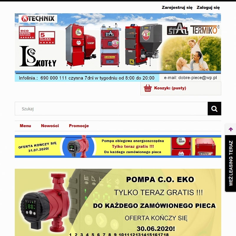 Piece na pellet wysyłka - Pleszew