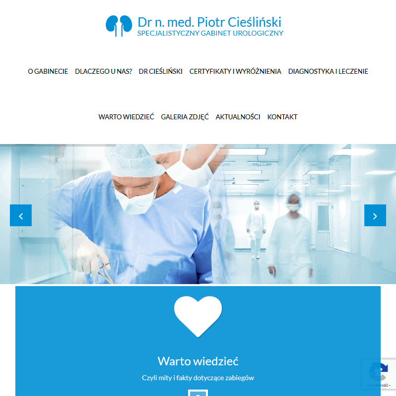 Prostatektomia davinci Poznań