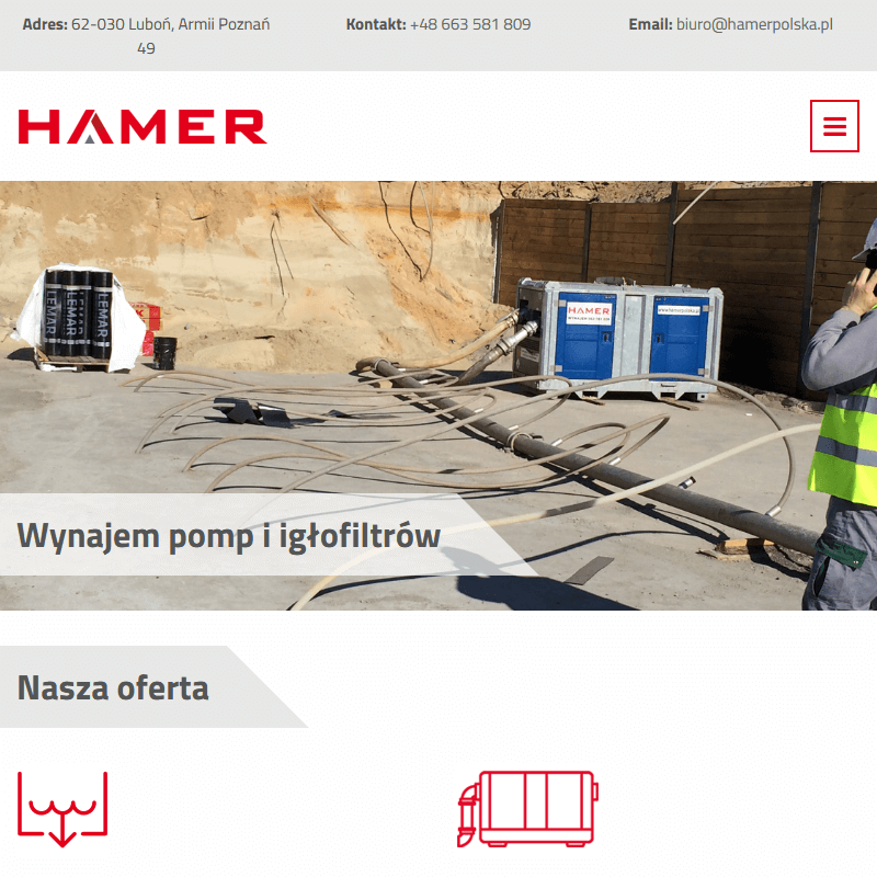 Odwadnianie wykopów w Szczecinie