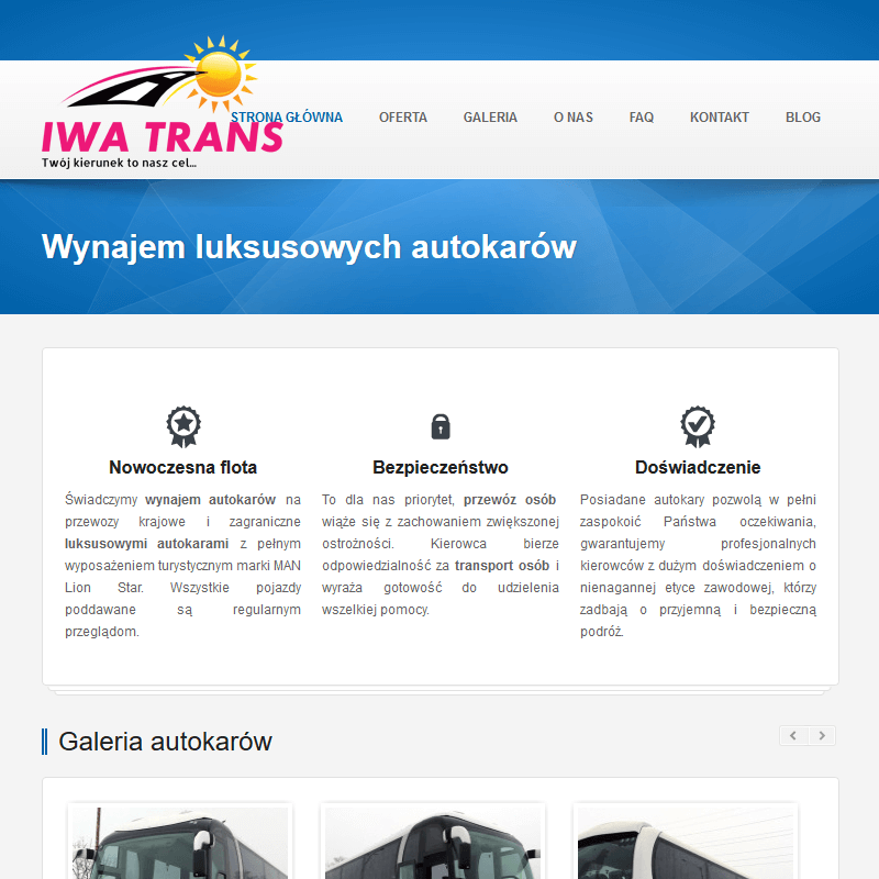 Autokary do wynajęcia łódź