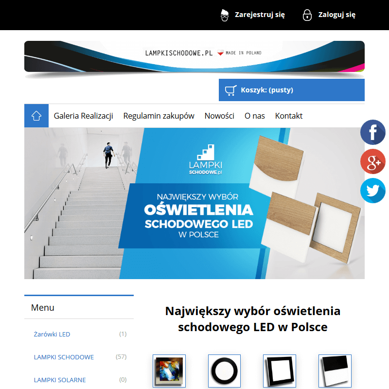 Oświetlenie schodowe sklep internetowy - Białystok