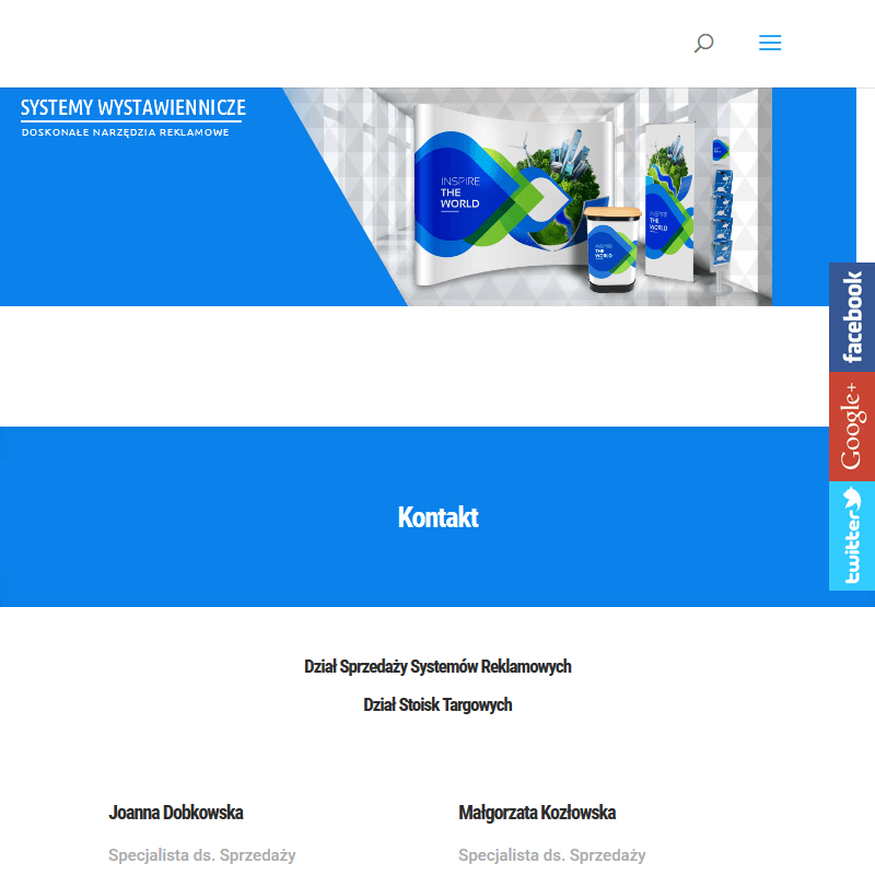 Gdańsk - ścianka wystawnicze