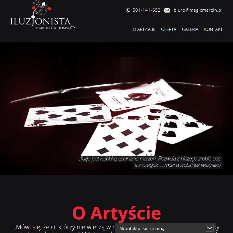 Iluzjonista na imprezę