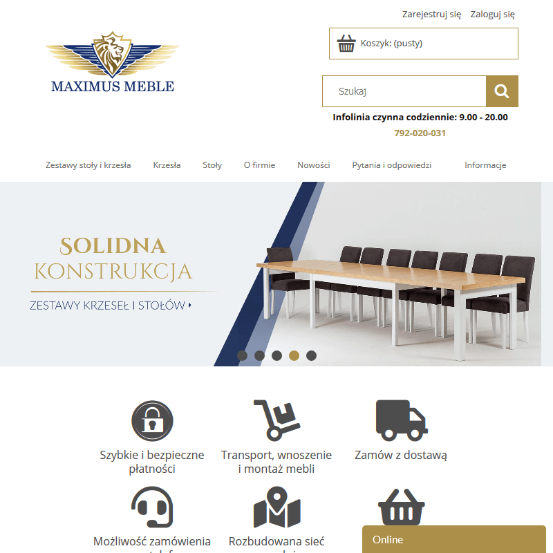 Stół i krzesła do kuchni w Gdyni