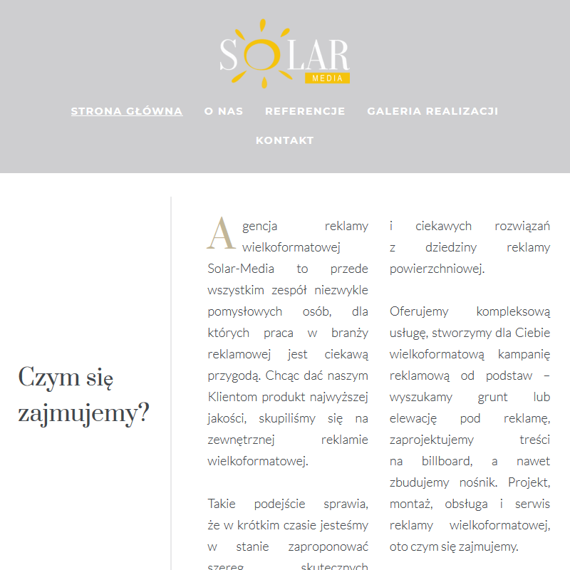 Obsługa reklam wielkoformatowych - Warszawa