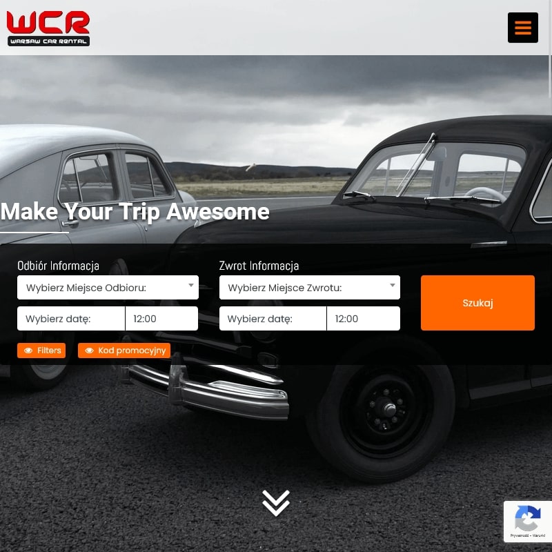 Warszawa - wynajem samochodu krótkoterminowy