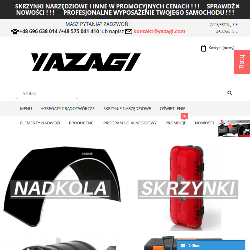 Skrzynka na pasy transportowe