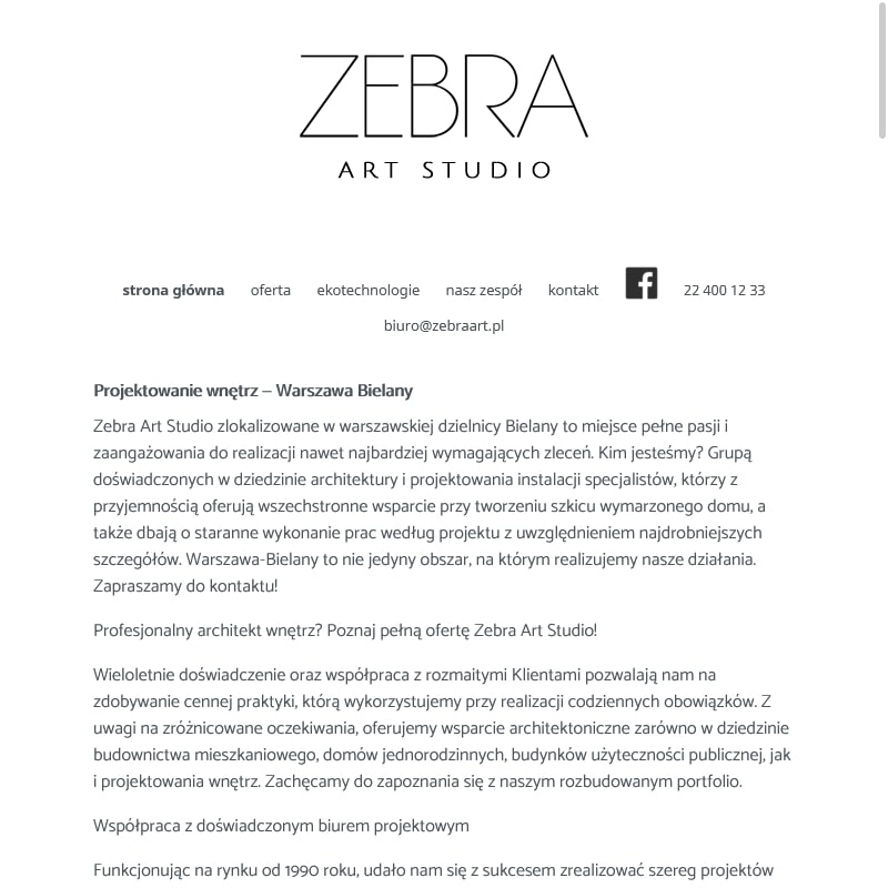 Biuro projektowe w Ząbkach