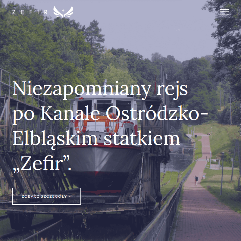 Rejs kanałem elbląskim w Ostródzie